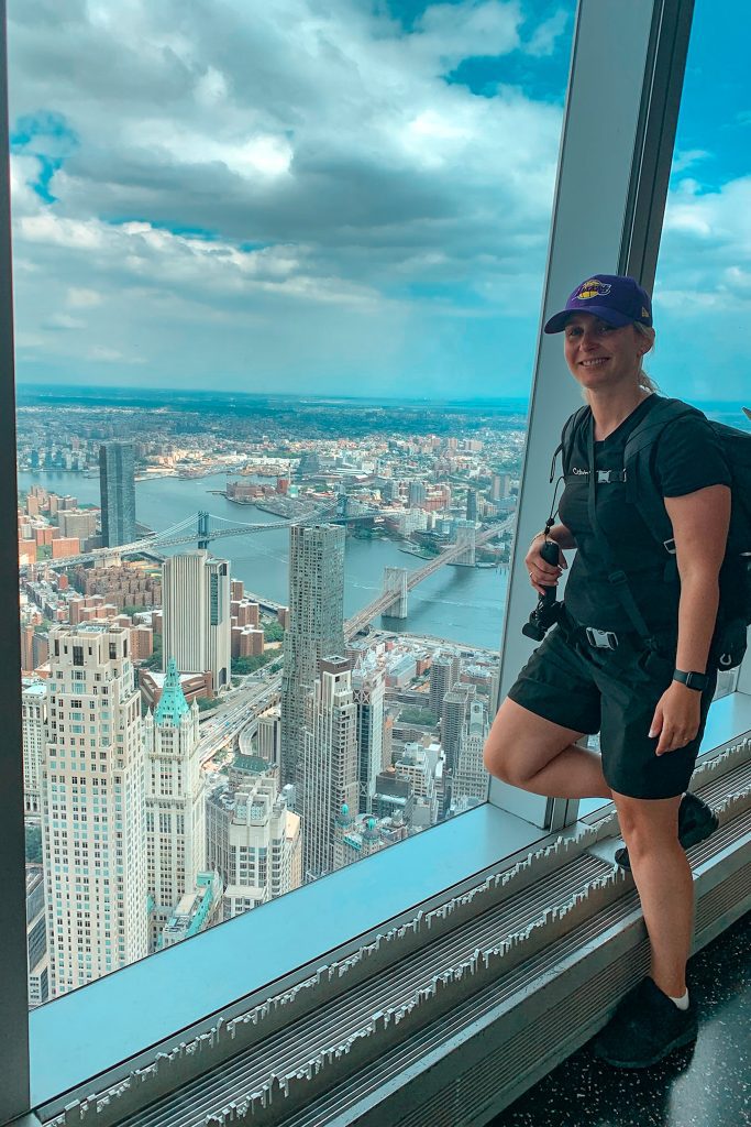 Emy depuis le One World Observatory