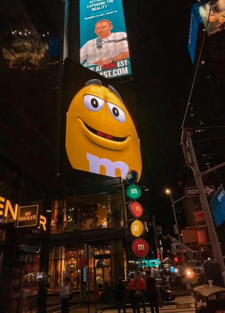Boutique M&M's sur Times Square - M&m's Jaune