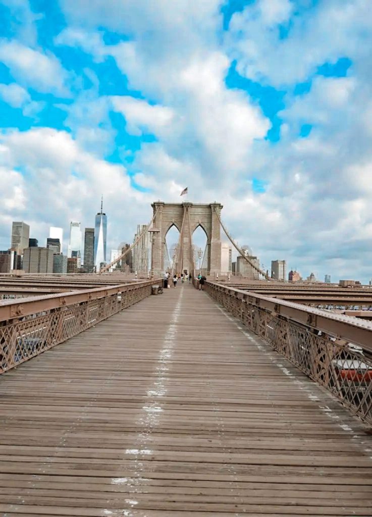 Le Pont de Brooklyn vide