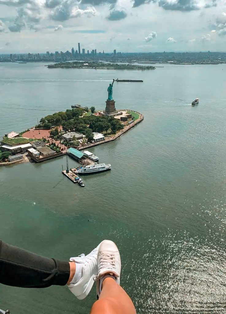 Survol en hélicoptère