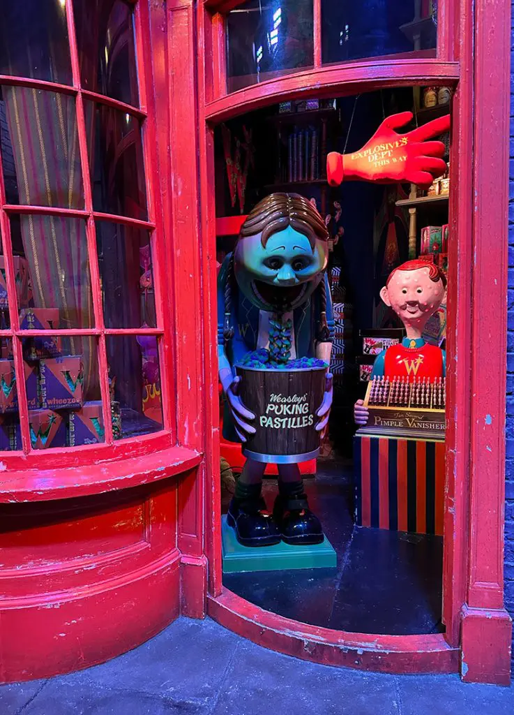 Boutique Farce pour les sorciers facécieux - Diagon Alley - Studios Harry Potter
