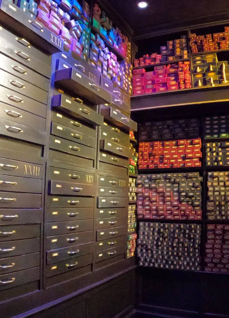 Boutique baguettes - Studios Harry Potter