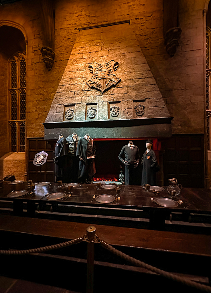 Grande Salle du château - Studios Harry Potter