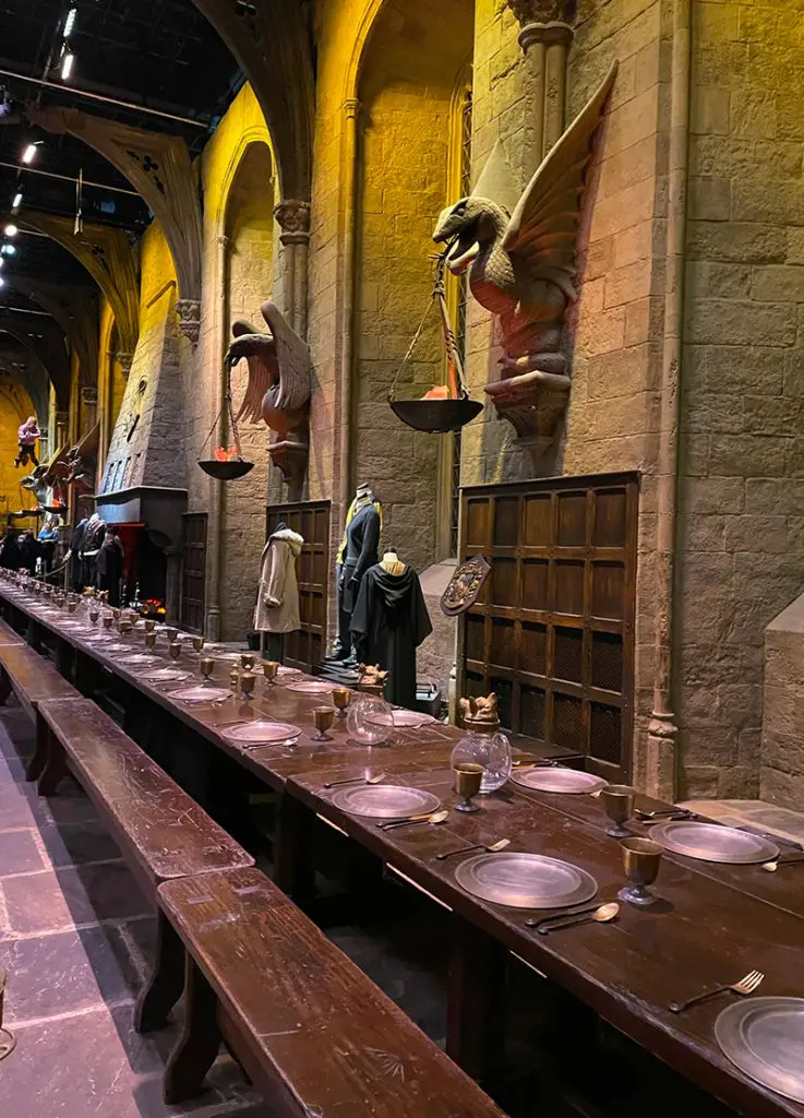 Grande Salle du château - Studios Harry Potter