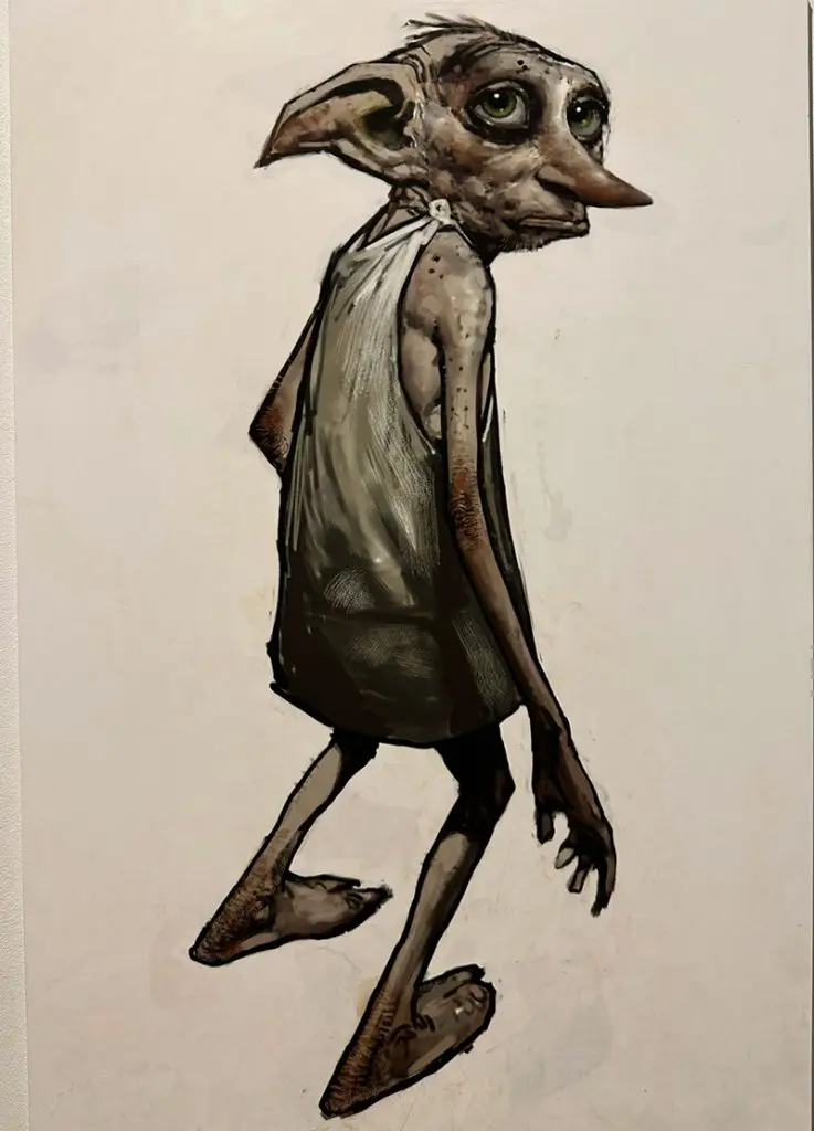 Dessin Dobby - Studios Harry Potter
