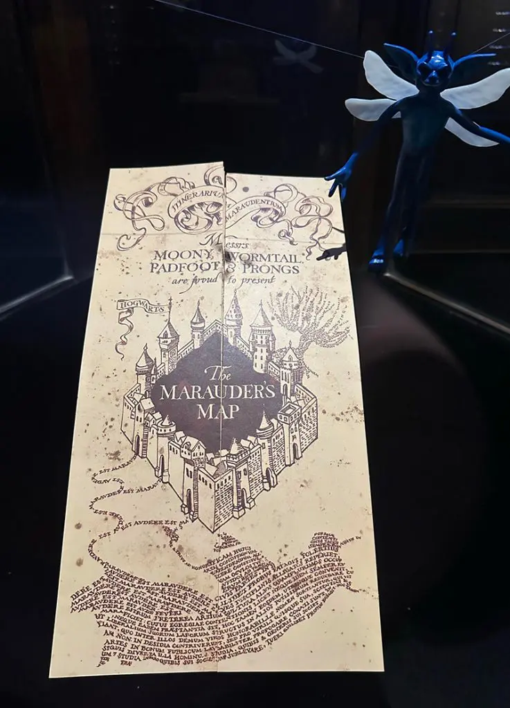 Carte Marauder - Studios Harry Potter