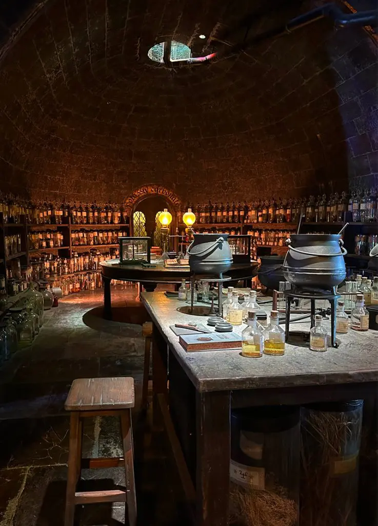 Salle des potions - Studios Harry Potter