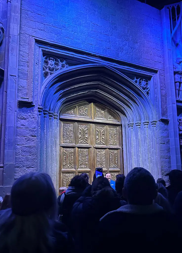Porte Grande Salle du chateau - Studios Harry Potter