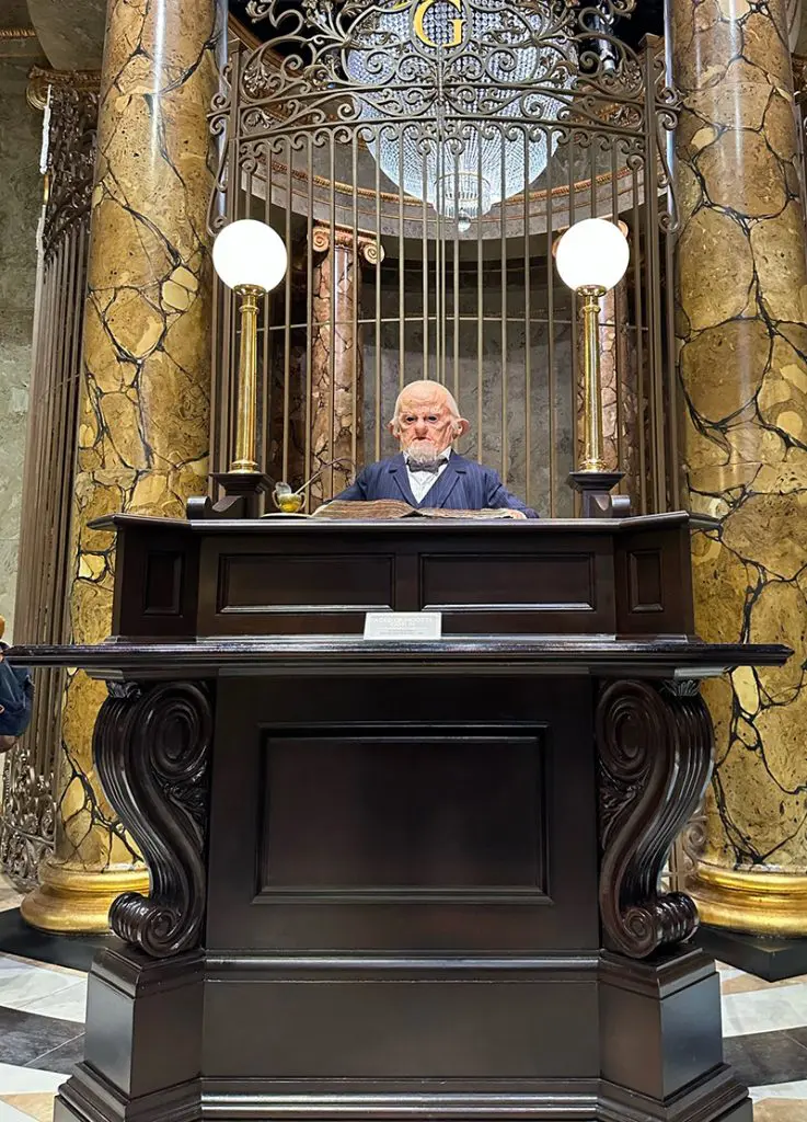 Gobelin Gringotts - Studios Harry Potter
