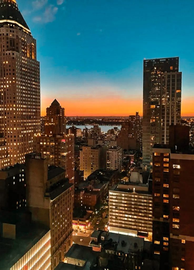 Vue chambre d'hotel - Manhattan