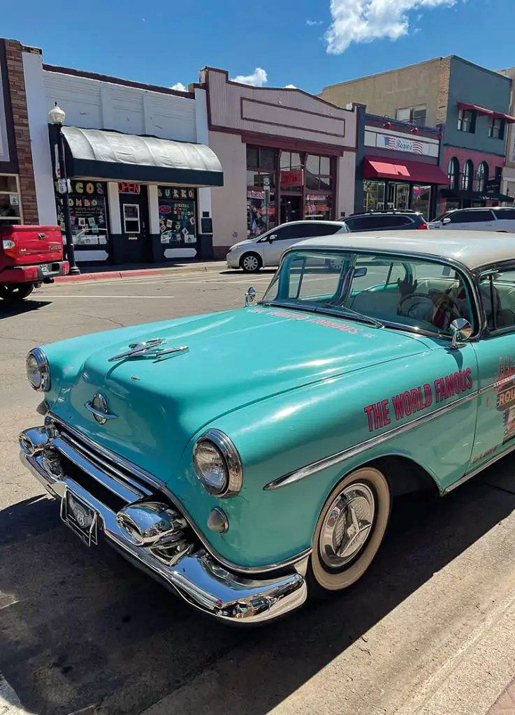 Voiture ancienne Route 66