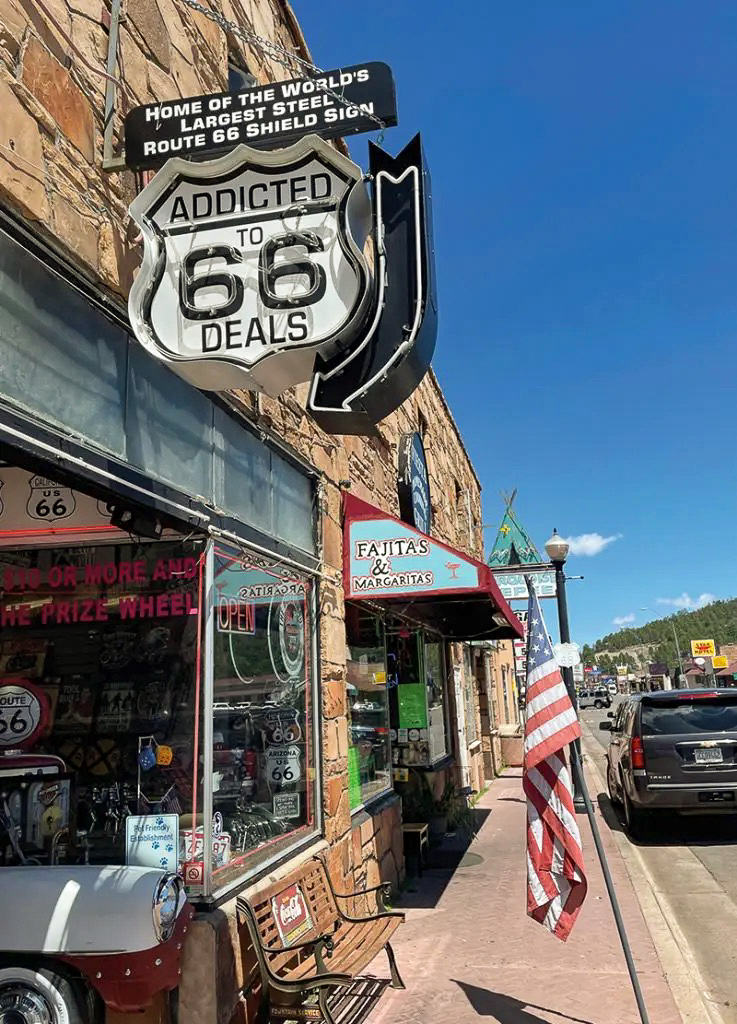Panneau de la route 66