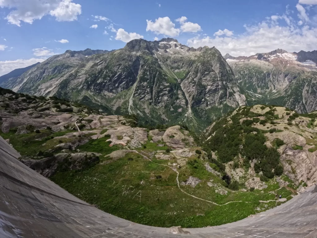 Vue du Lac de Gelmersee