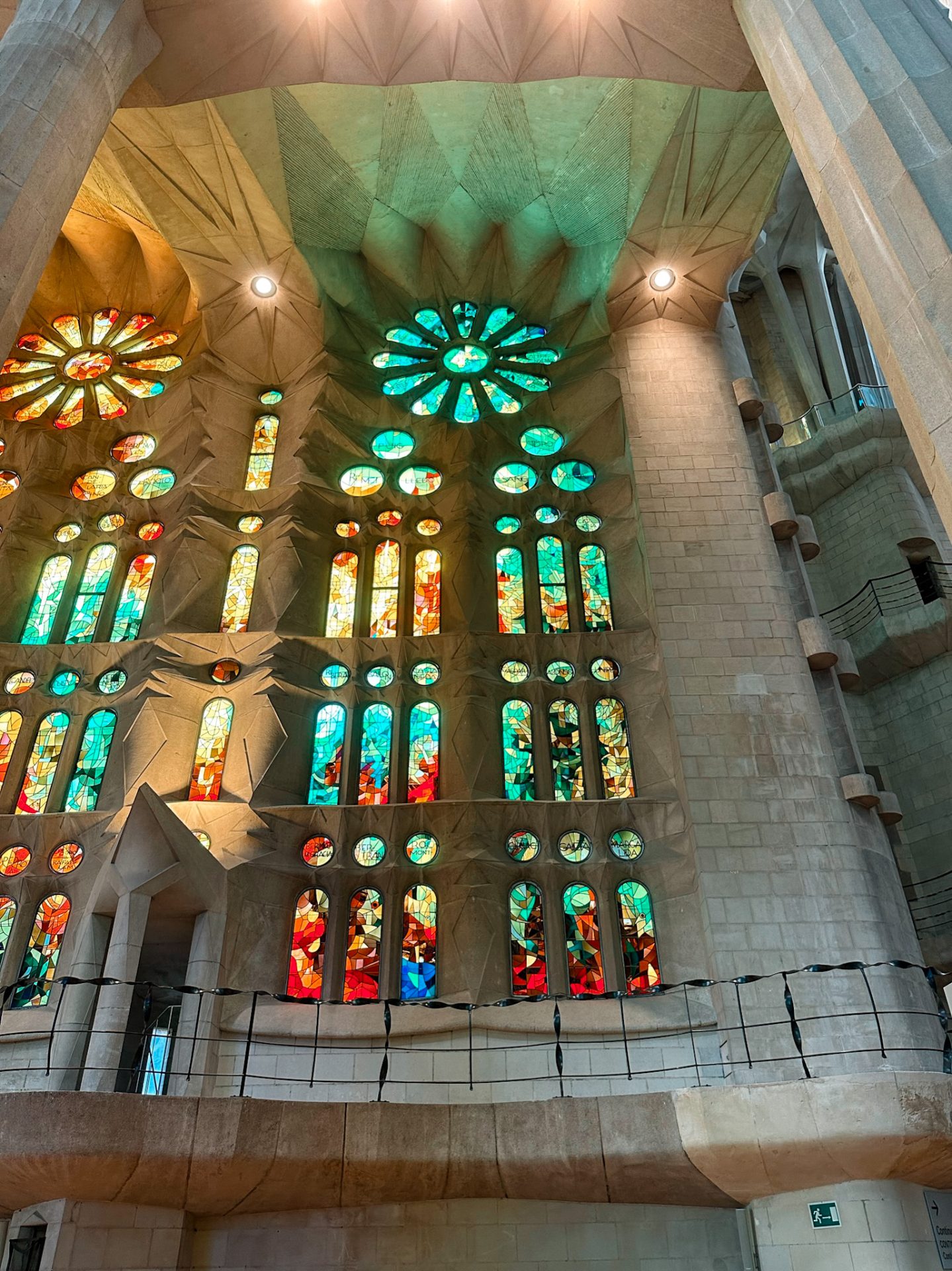 Intérieur de la Sagrada Familia