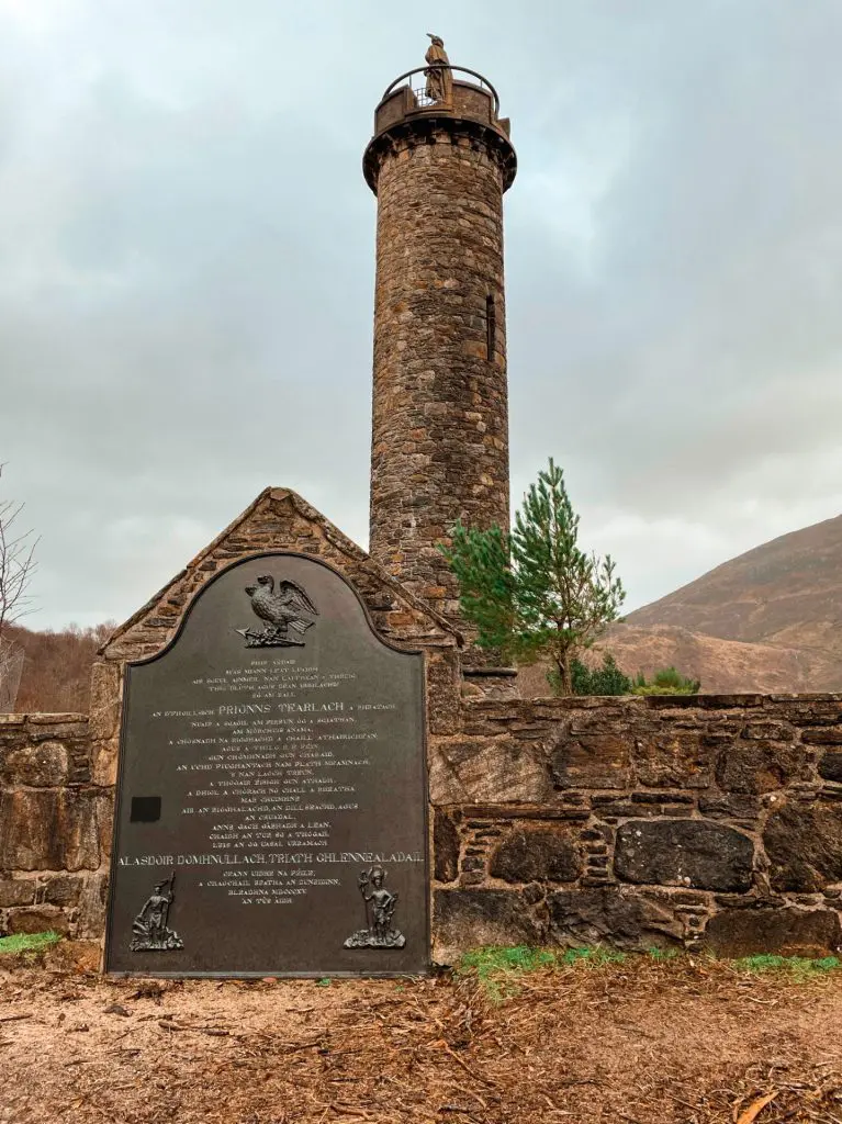 Le monument de Glenfinnan