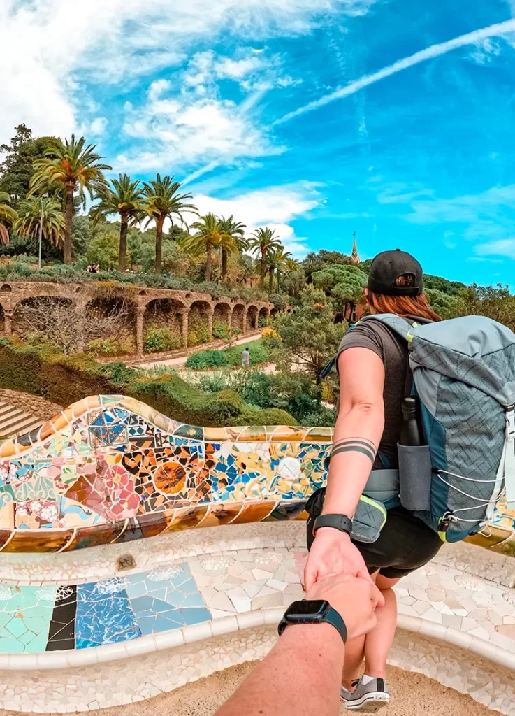 Emy & Cha au Park Güell