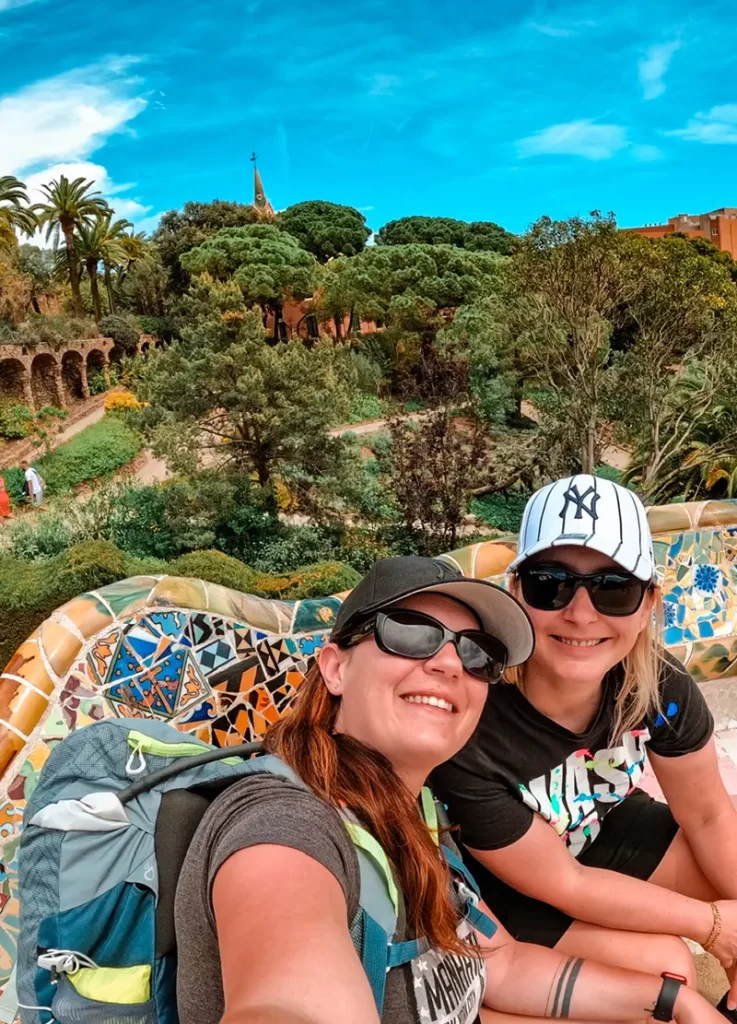 Emy & Cha au Park Güell